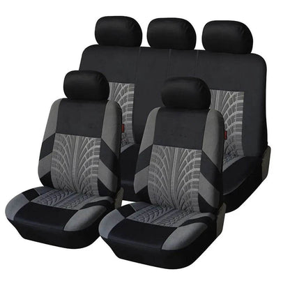 Universal Full Car Seat Covers - Y33376-BEIGE-4PCS