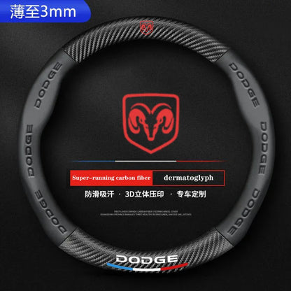 Dodge and RAM Leather Steering Wheel Cover