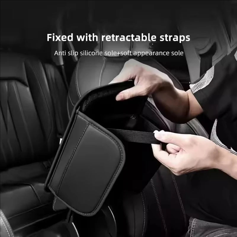 Volkswagen PU Leather Armrest Cushion Storage