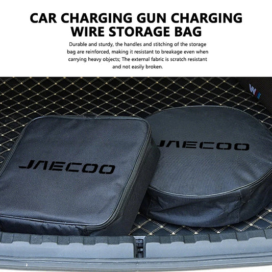 JAECOO J7 J8 Omoda C9 Rechargeable Gun Storage Cable Organizer Bag
