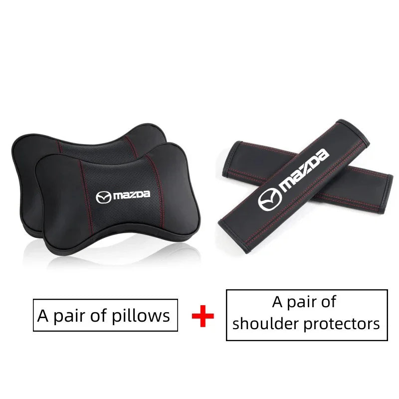 Mazda Neck Pillow and Seat Belt Pad