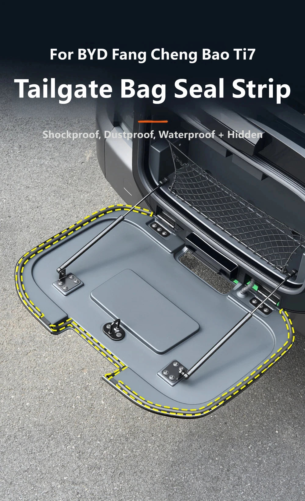 BYD Ti7 Tailgate Sealing Strip