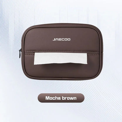 Leather Tissue Box Holder Car Seat Back Organizer Chery Jaecoo J7 J8