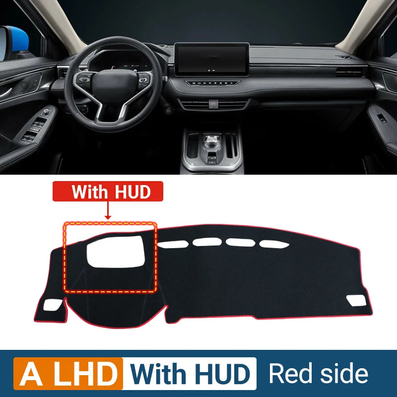 Haval Jolion Dash Mat - With HUD Red LHD / -