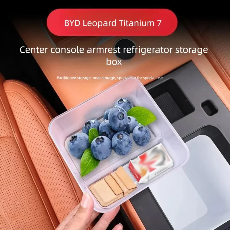 BYD Ti7 Centre Console Armrest Storage Organiser