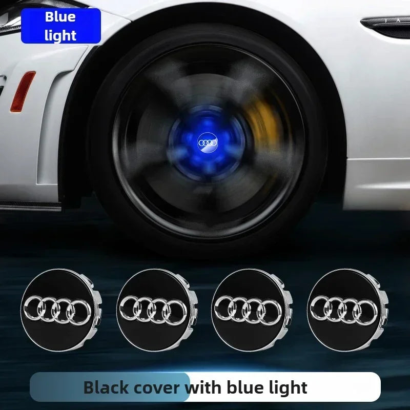 Audi LED Hub Center Caps