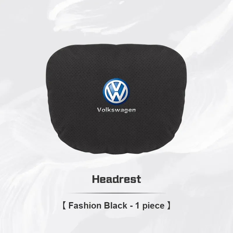 Volkswagen Neck Pillow & Lumbar Support - headrest black