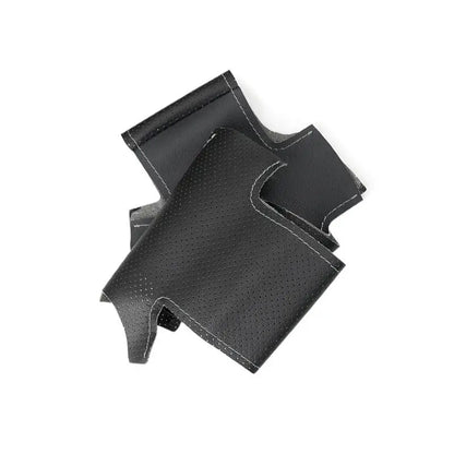 RAM Microfibre Steering Wheel Cover - Black-Grey Line