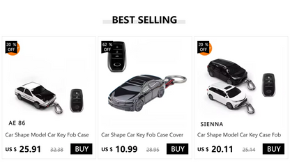 Toyota Car Key Fob Cover – Corolla, RAV4, Camry & More