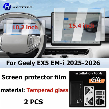Geely EX5 EM-i 2025 2026 GPS Navigation Tempered Glass Screen Protector