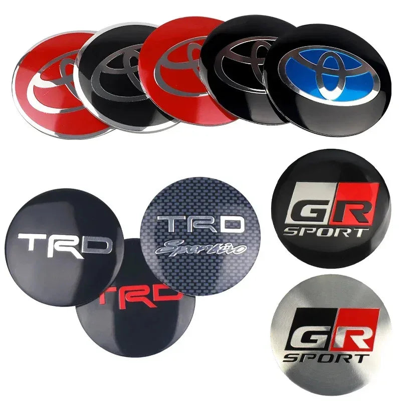 4Pcs 60MM Toyota Wheel Center Hub Caps