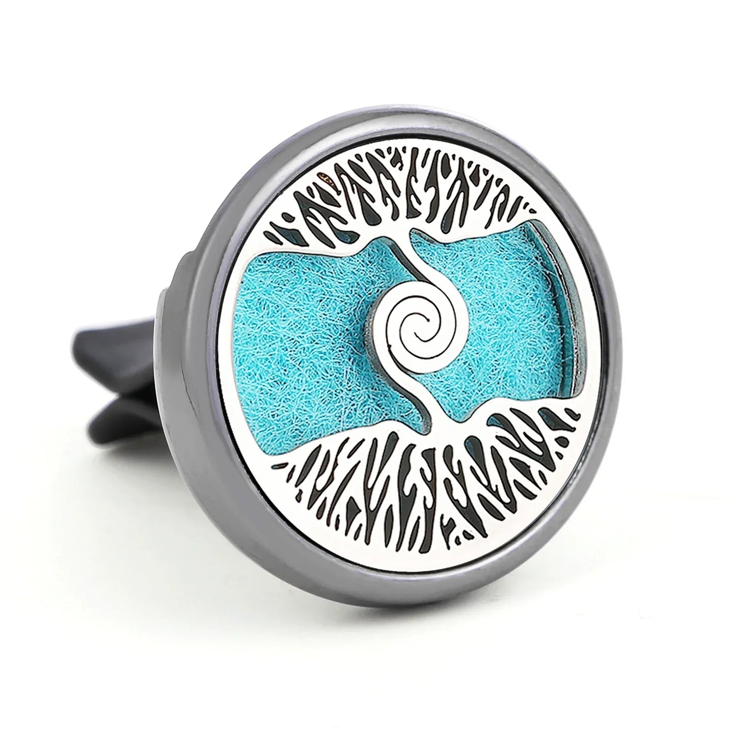 Refillable Car Air Freshener Vent Clip with 10 Pads - F