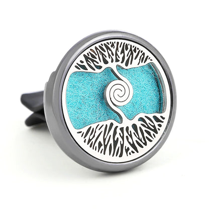 Refillable Car Air Freshener Vent Clip with 10 Pads - F