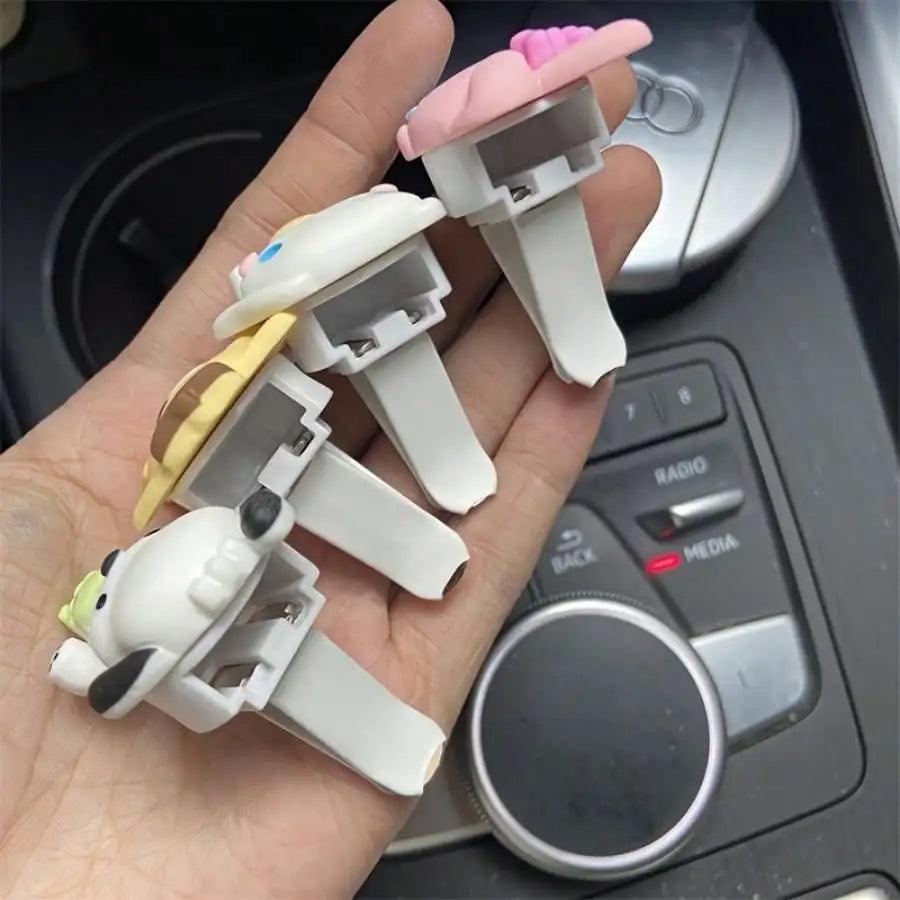 HelloKitty Kuromi Cinnamoroll Car Air Vent Clips Interior Decor