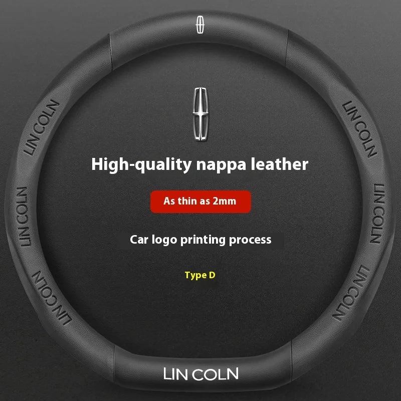 Lincoln Leather Steering Wheel Cover