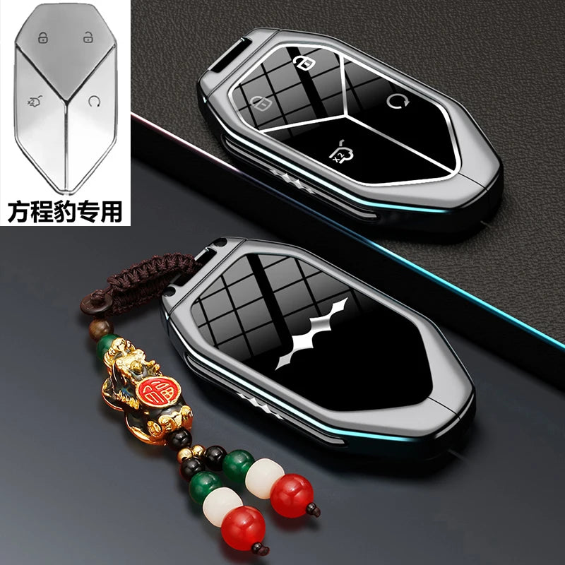 BYD Zinc Alloy Key Fob Cover – Leopard 5, Leopard 8 & Ti3/Ti7 - Set E