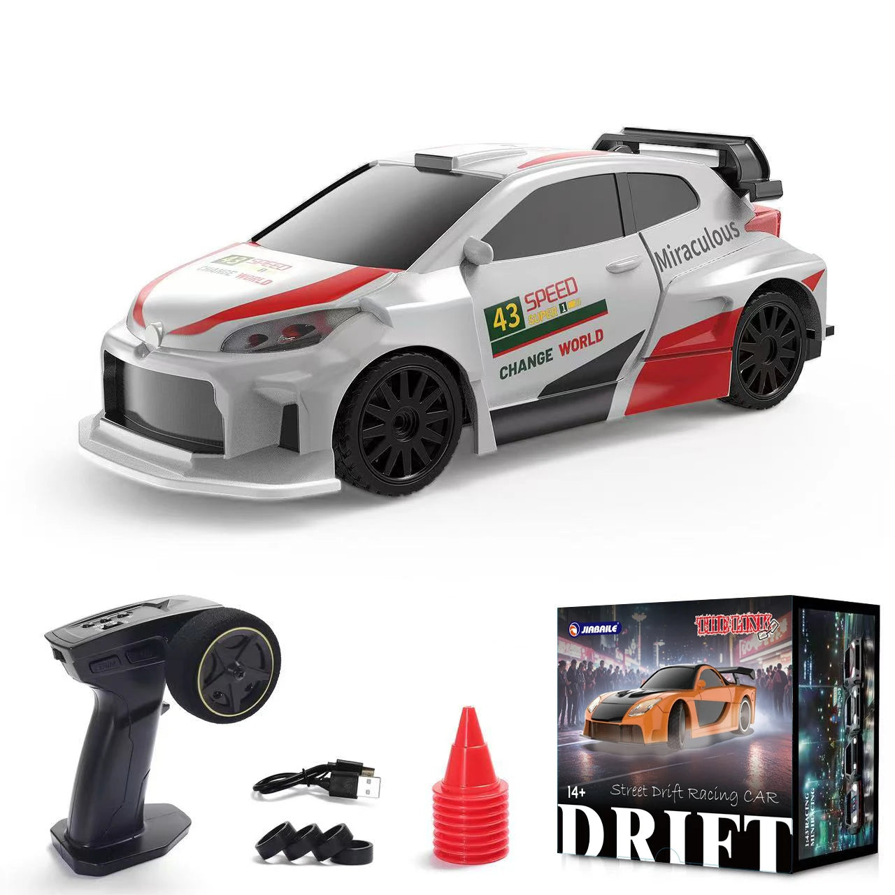 RC Drift Car – 2.4G 4WD High-Speed Remote Control - 4302