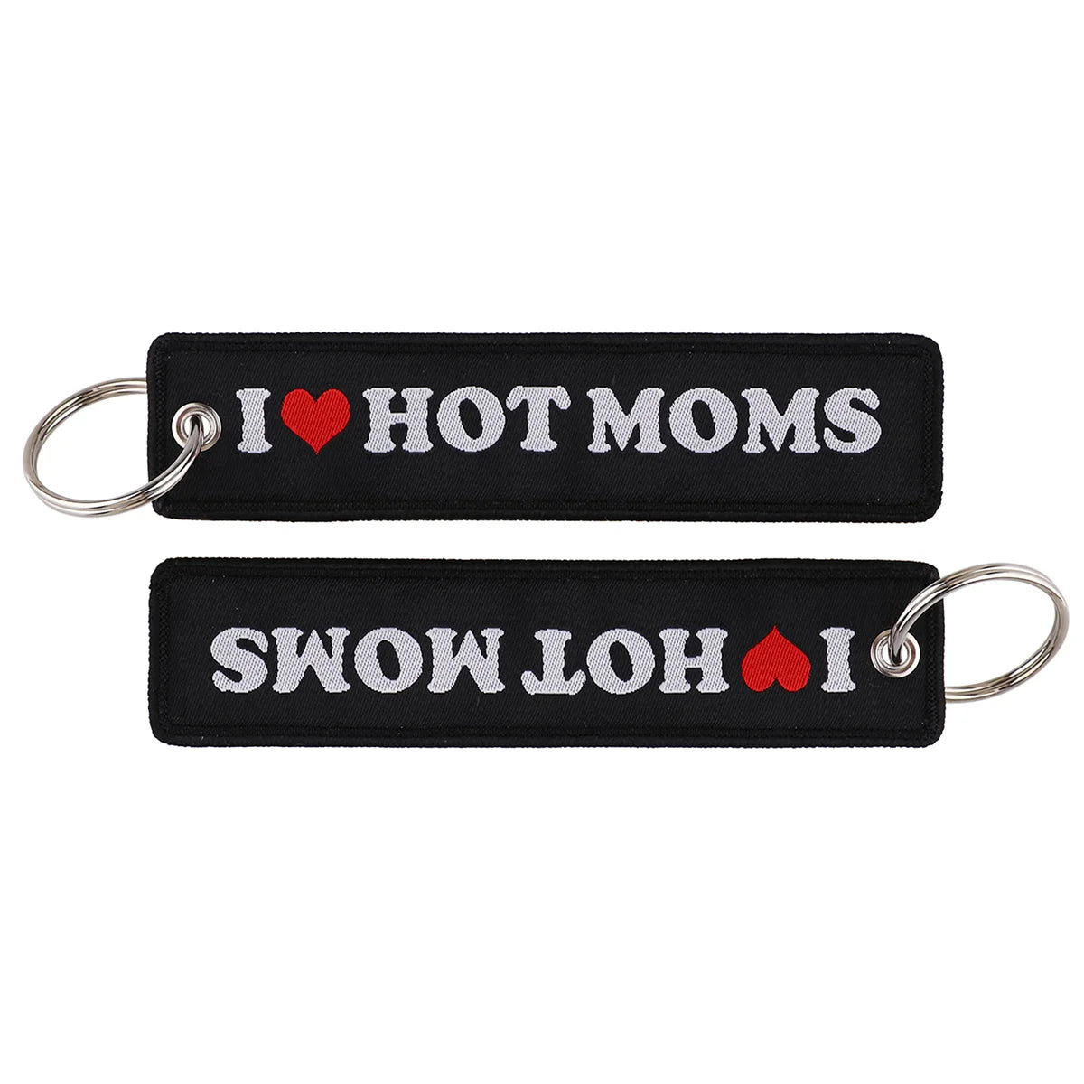 Embroidered Keys Tag Keychain - Personalized Key Identifier Fob