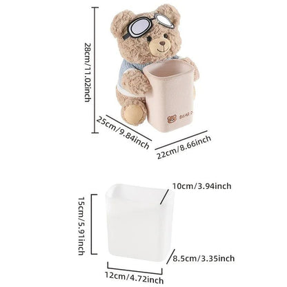 2-in-1 Car Tissue Holder Trash Can Armrest Storage Organizer