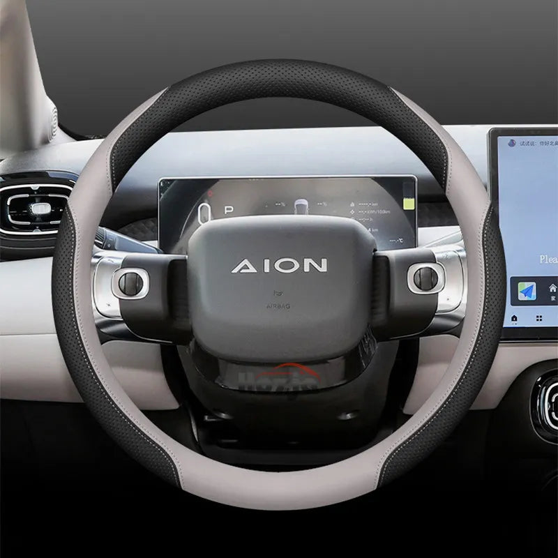 Leather Steering Wheel Cover for GAC Aion V 2024 2025 2026