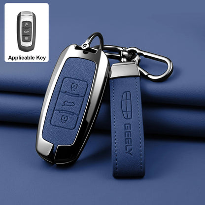Alloy Remote Key Case for Geely Emgrand 7 EX7 GT GC9 GX3 Atlas GS