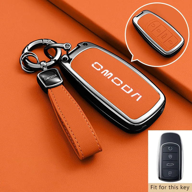 Zinc Alloy Key Fob Case for Chery Omoda C5 9 Phev 2025 2026
