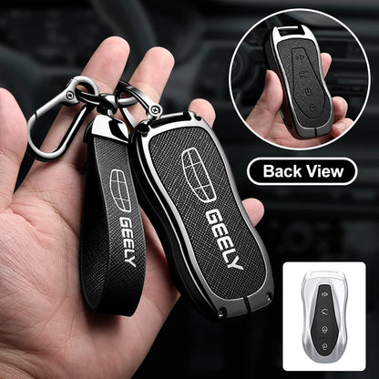 Metal Car Key Fob Cover For Geely Tugella Azkarra Xingyue Boyue