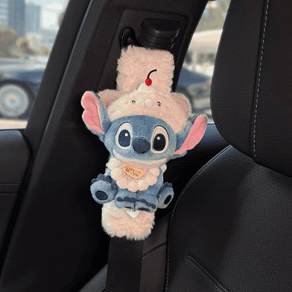 Stitch Car Seat Belt Cover Anime Cartoon Shoulder Pad