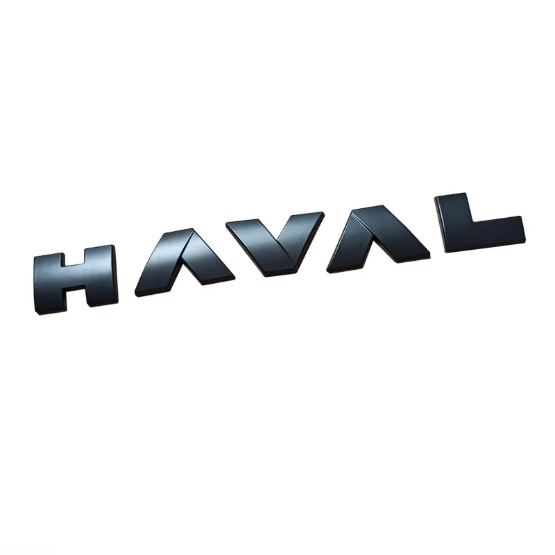 Haval H6 PHEV Front Grille and Rear Emblem Set - Rear Matte Black