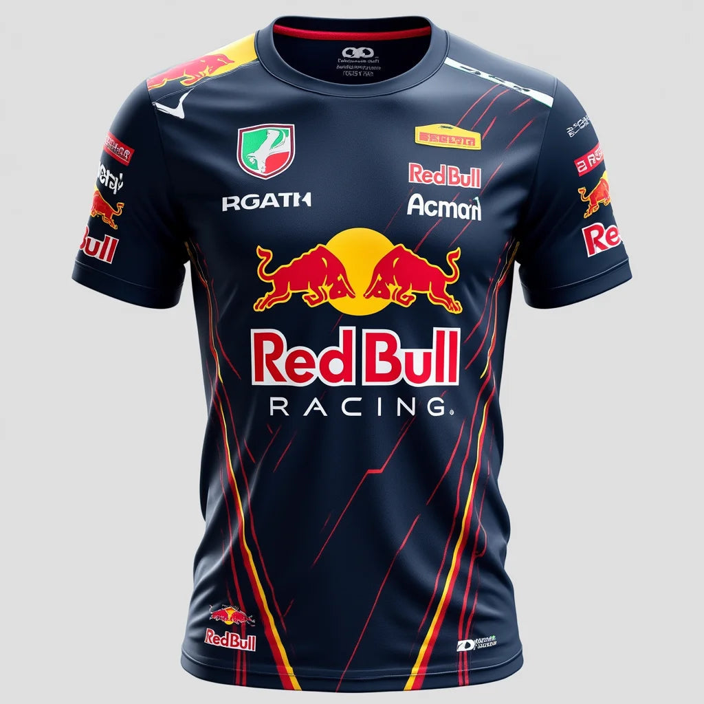 Red Bull Racing T-Shirt 2025 – Men’s 3D Formula 1 Tee - HN-T-shirt-966 / XXS