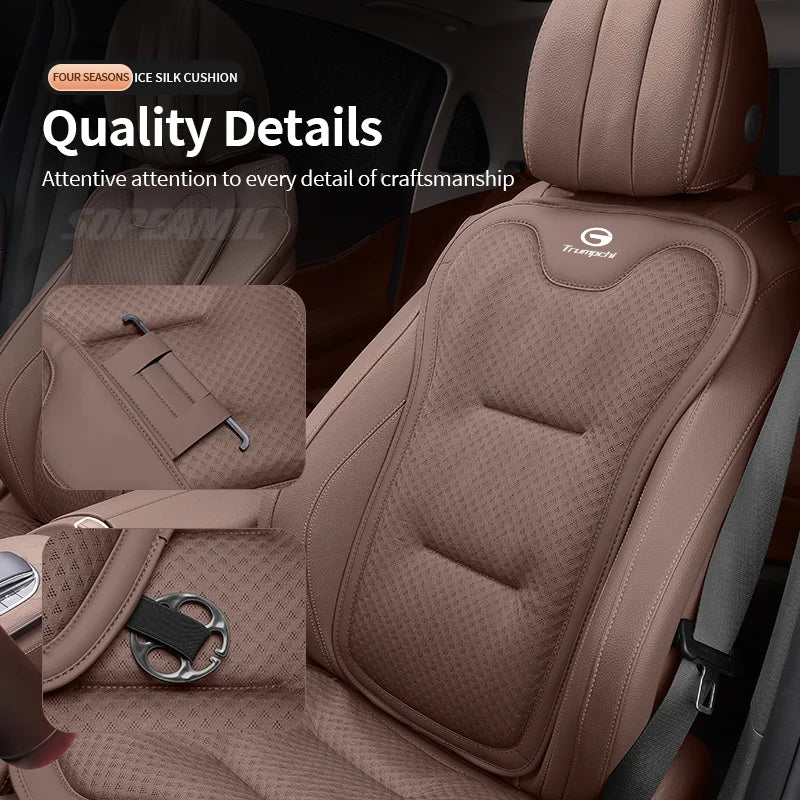 Ice Silk Breathable Car Seat Cover Protector for Trumpchi Models