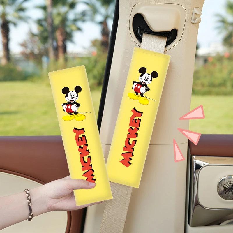 Mickey Mouse Seatbelt Cover - Disney Car Shoulder Pad Cushion