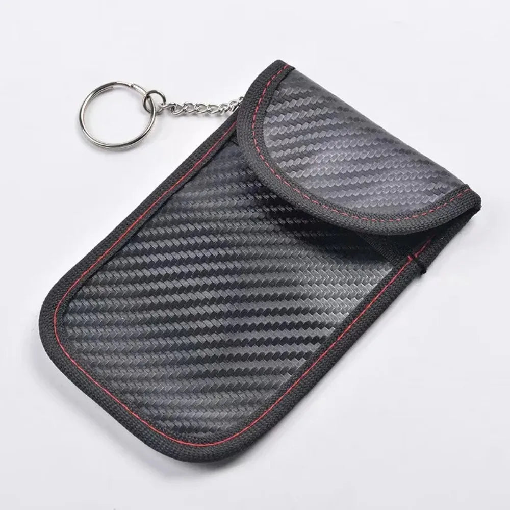 Faraday Key Fob Pouch — RFID Signal Blocking Car Key Bag