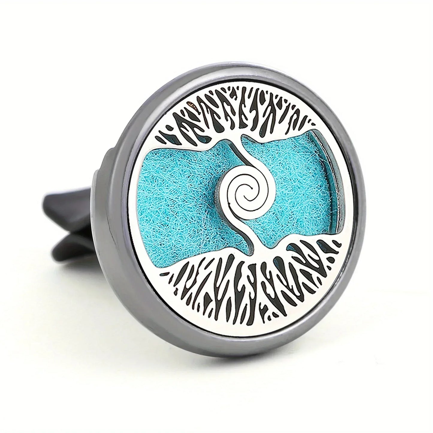 Refillable Car Air Freshener Vent Clip with 10 Pads - A