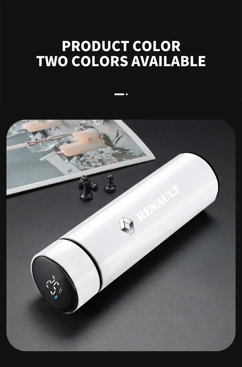 Renault Smart Thermos Bottle 500ml - Black