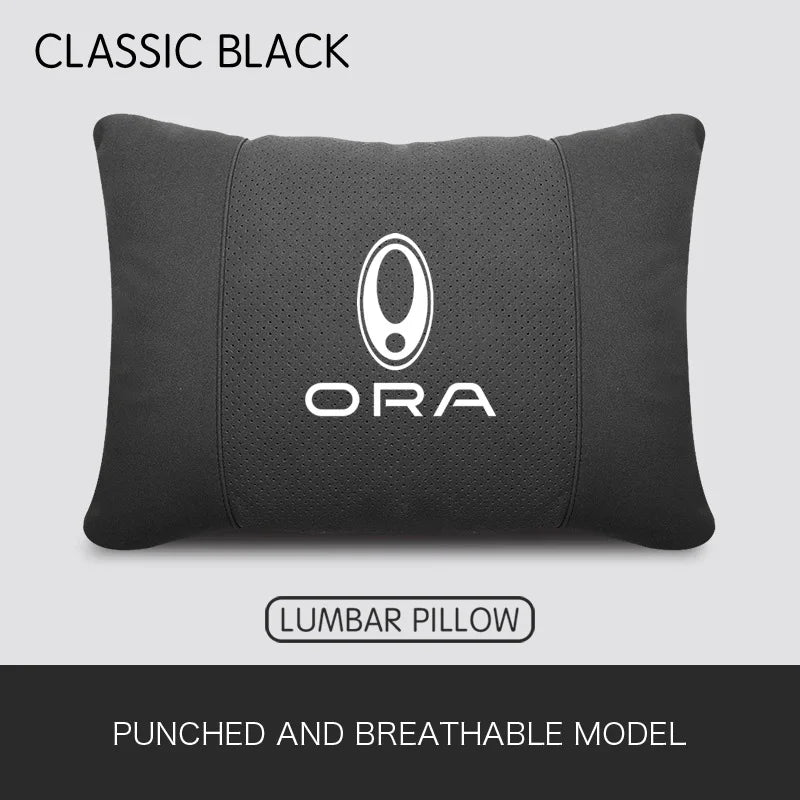 GWM ORA Car Neck Headrest & Lumbar Support Pillow Set