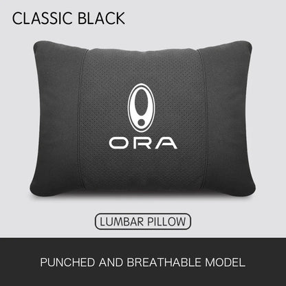 GWM ORA Car Neck Headrest & Lumbar Support Pillow Set