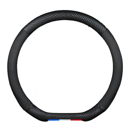 HAVAL Carbon Fiber Leather Steering Wheel Cover - Black