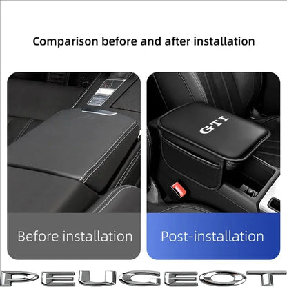 Volkswagen PU Leather Armrest Cushion Storage