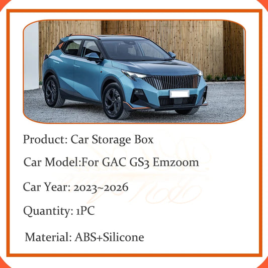 GAC GS3 Emzoom Trumpchi Armrest Console Storage Box Cover 2023-2026