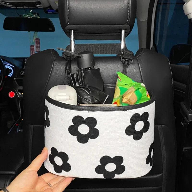Premium Car Seat Back Storage Organizer with Trash Compartment