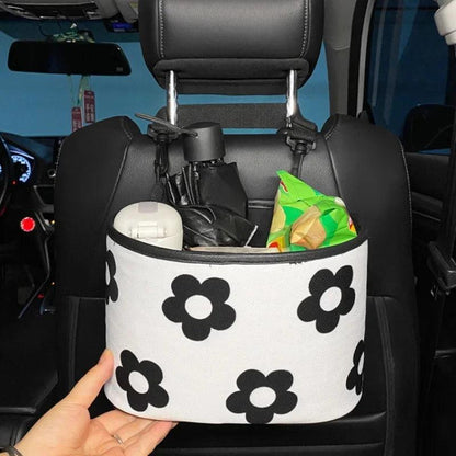 Premium Car Seat Back Storage Organizer with Trash Compartment