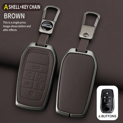 Zinc Alloy Car Key Cover Case for Toyota Alphard Previa Voxy