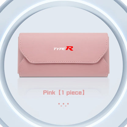 Honda Accord Civic CRV Magnetic Leather Glasses Case Holder