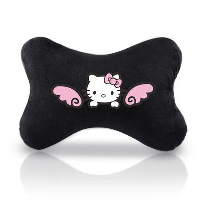 Hello Kitty Neck Support Pillow Auto Headrest Car Seat Cushion