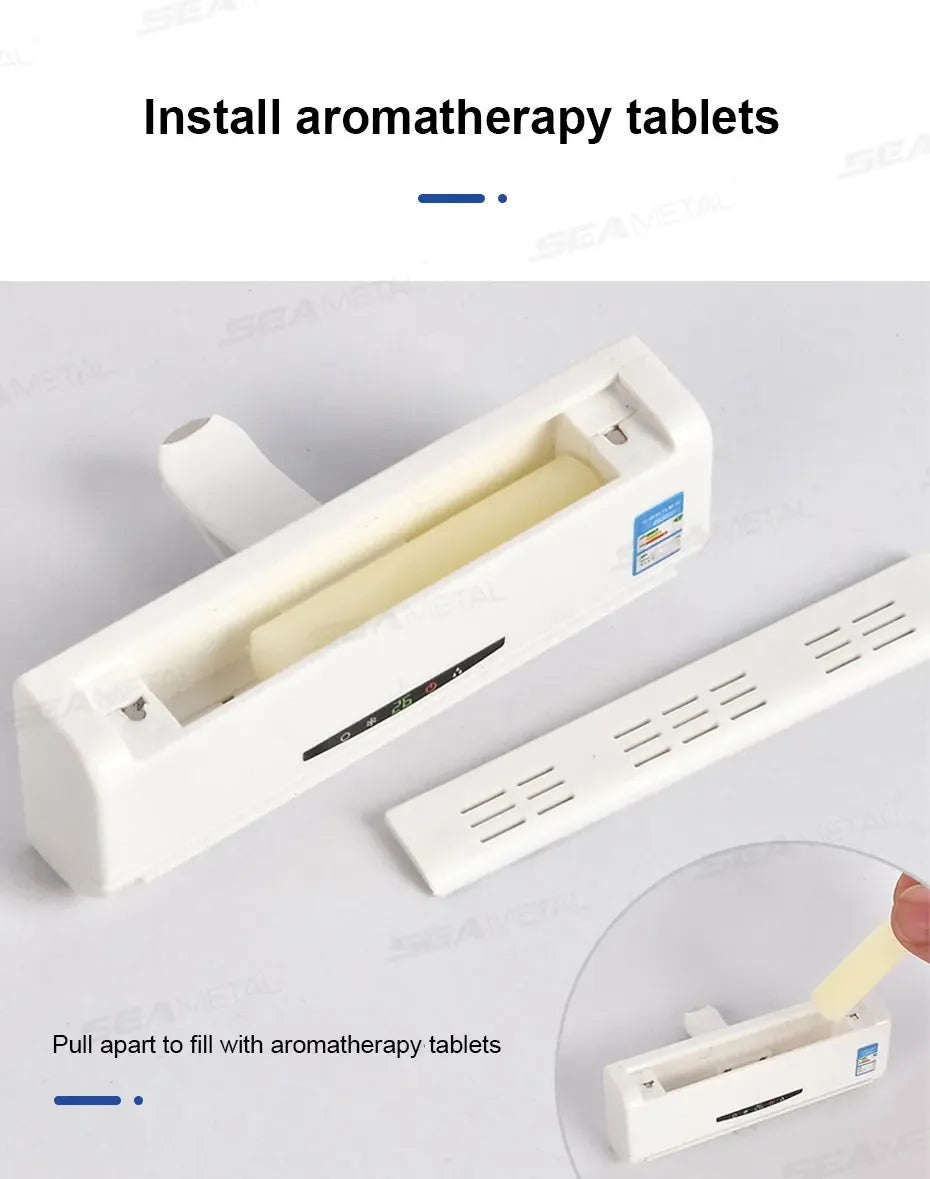 Solar Powered Car Air Freshener Diffuser AC Vent Aromatherapy Ornament - Lavender