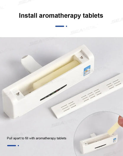 Solar Powered Car Air Freshener Diffuser AC Vent Aromatherapy Ornament - Lavender