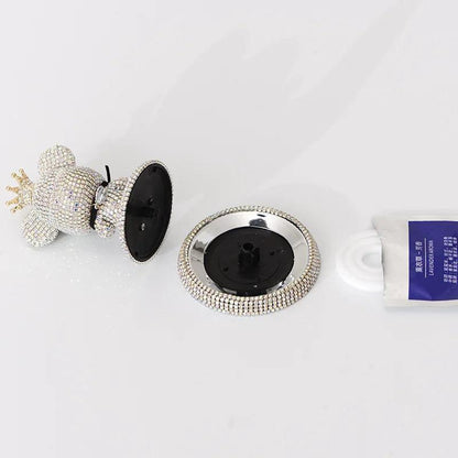 Luxury Pearl Beaded Anti-Slip Dashboard Mat Silicone Car Phone Holder