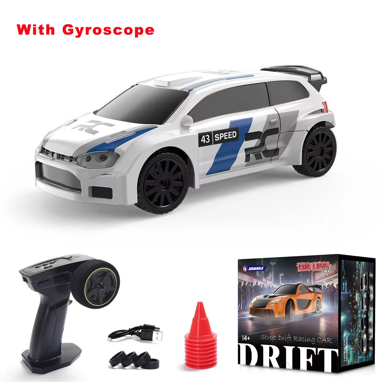 RC Drift Car – 2.4G 4WD High-Speed Remote Control - 4302