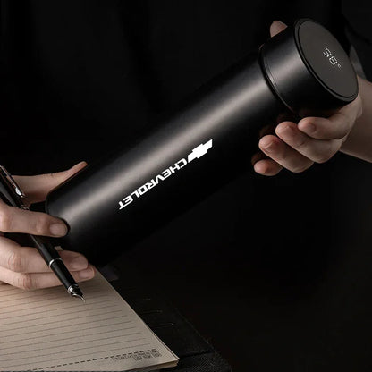 Chevrolet Stainless Steel Smart Thermos 500ML - A-Black
